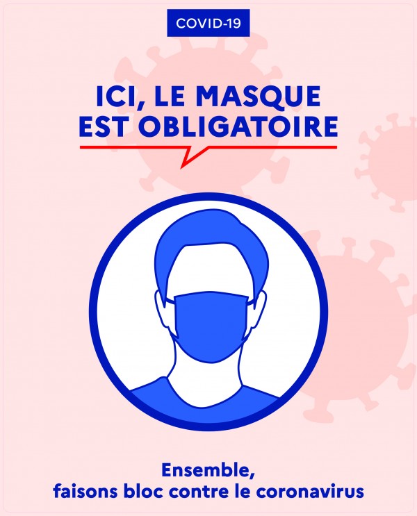 SIGNALÉTIQUE & ENSEIGNES : Signalétique spéciale COVID19 et protections à Saint-Malo